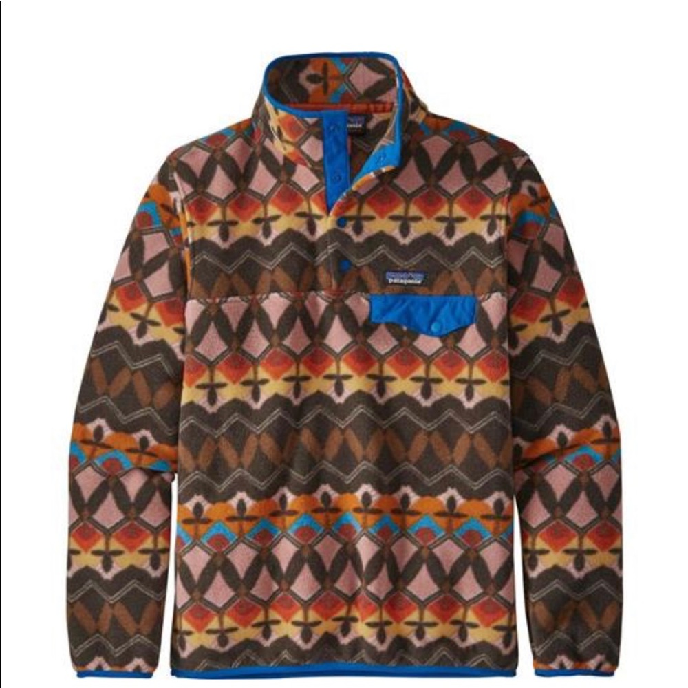 Patagonia Lightweight Synchilla Snap-T Pullover-Champions Big-Anthos Pink